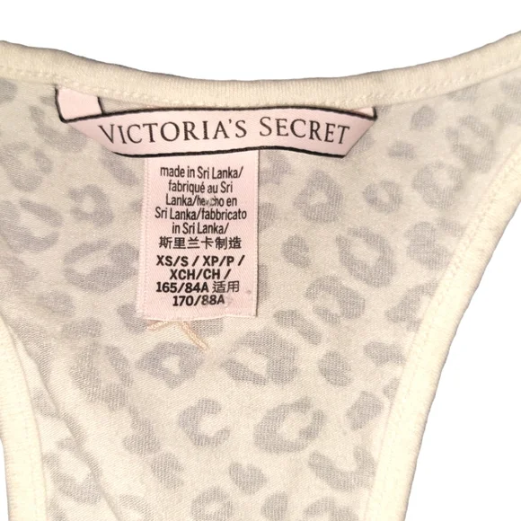 VS Leopard Print Racerback Tank Size S - Picture 4 of 5